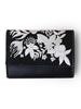 Dama Clutch - Hand Embroidered Clutch with White Beading