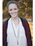 ALANNA MASAAI BEADED TASSEL NECKLACE