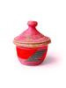 Small Lidded Basket - Pink
