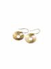 Scarlett Tamaa Brass Circle Earrings